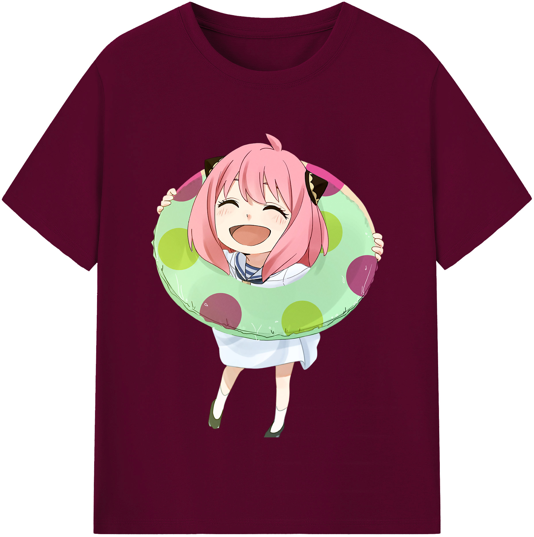 （画像用） SPY×FAMILY间谍家家酒 レディースカジュアルプリントTシャツ（綿100％）